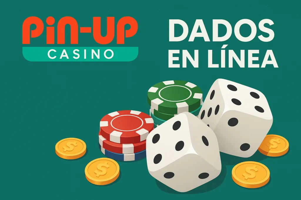 A_2D_digital_illustration_promotional_graphic_for_.png" alt="Pin Up Casino Chile - dados en línea con fichas de colores y monedas doradas